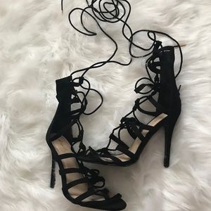 Fashion nova wrap heels